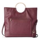 Lc Lauren Conrad Flore Ring Convertible Tote, Women's, Med Red