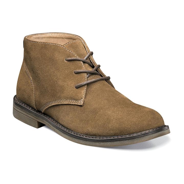 Nunn Bush Lancaster Men's Casual Chukka Boots, Size: Medium (9), Red/coppr (rust/coppr)