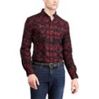Men's Chaps Slim-fit Performance Flannel Button-down Shirt, Size: Xl, Blue (navy)