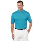 Big & Tall Grand Slam Easy-care Micro-jacquard Polo, Men's, Size: 2xb, Blue Other