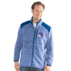 Men's New York Rangers Back Country Fleece Jacket, Size: Xl, Ran Blue