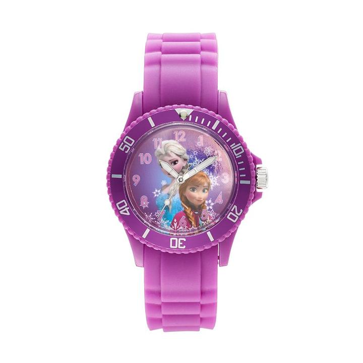 Disney's Frozen Anna & Elsa Women's Watch, Purple