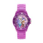 Disney's Frozen Anna & Elsa Women's Watch, Purple