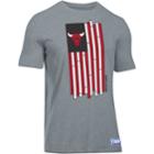 Men's Under Armour Chicago Bulls Court Flag Tee, Size: Small, Gray