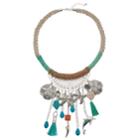 Believe In Corded Sea Life Statement Necklace, Women's, Multicolor