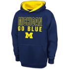 Boys 8-20 Campus Heritage Michigan Wolverines Team Color Hoodie, Size: S(8/10), Dark Blue