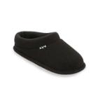 Dearfoams Boys' Fleece Clog Slippers, Size: 11-12, Black