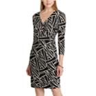 Women's Chaps Geometric Print Sheath Dress, Size: Xs, Black