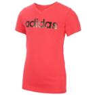 Girls 7-16 Adidas Foil Adidas Graphic Tee, Girl's, Size: Medium, Brt Red
