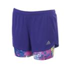 Girls 7-16 Adidas Marathon Mesh Shorts, Size: Medium, Drk Purple