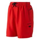 Men's Speedo Marina Volley Swim Trunks, Size: Xxl, Red