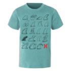 Boys 4-7 Hurley Choose Your Fin Graphic Tee, Size: 7, Turquoise/blue (turq/aqua)