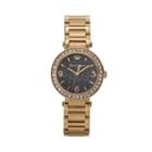 Juicy Couture Women's Victoria Crystal Stainless Steel Watch, Size: Medium, Gold