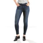 Women's Levi's&reg; Mid Rise Skinny Jeans, Size: 32x32, Dark Blue