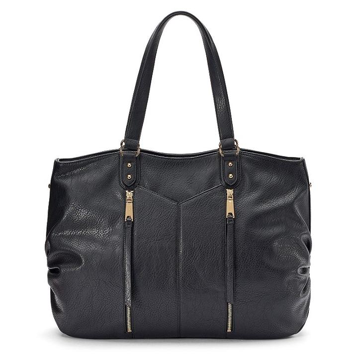 Juicy Couture Viv Ruched Tote, Women's, Black