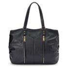 Juicy Couture Viv Ruched Tote, Women's, Black