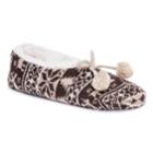 Women's Muk Luks Knit Ballet Slippers, Size: S-m, Brown