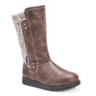 Muk Luks Stacy Women's Water Resistant Winter Boots, Size: 6, Med Brown