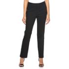 Women's Ab Studio Millennium Slimming Skinny Pants, Size: 12, Black