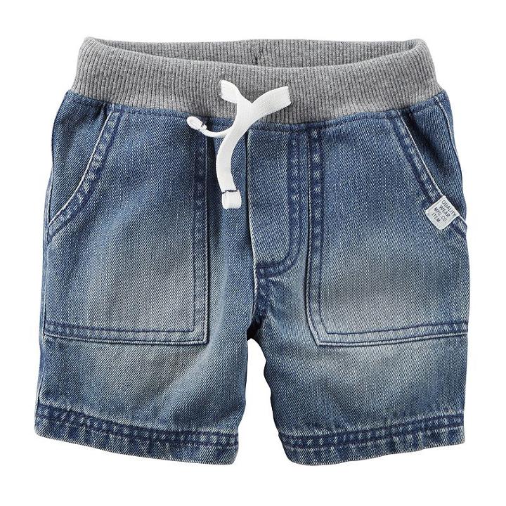 Boys 4-8 Carter's Woven Denim Shorts, Size: 8, Blue Other