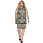 Plus Size Suite 7 Medallion Sleeveless Dress, Women's, Size: 20 W, Black Medallion
