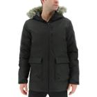 Men's Adidas Outdoor Xploric Faux-fur Hooded Parka, Size: Medium, Black
