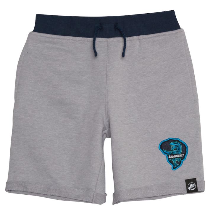 Boys 4-7x Jurassic World: Fallen Kingdom Logo Terry Knit Shorts, Size: 7x, Med Grey