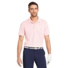 Men's Izod Classic-fit Grid Performance Golf Polo, Size: Small, Med Pink