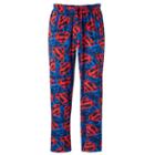 Men's Dc Comics Superman Shield Fleece Lounge Pants, Size: Medium, Blue (navy)