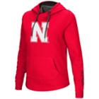 Women's Nebraska Cornhuskers Crossover Hoodie, Size: Xxl, Med Red