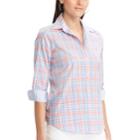 Women's Chaps No-iron Shirt, Size: Xxl, Blue