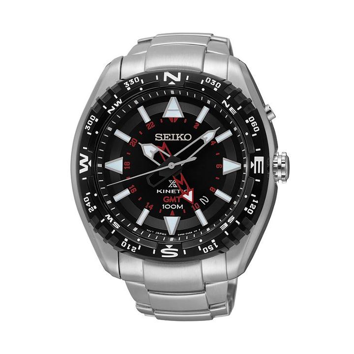 Seiko Men's Prospex Stainless Steel Kinetic Watch - Sun049, Silver