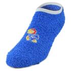 Women's Kansas Jayhawks Chenille Slipper Socks, Size: 9-11, Dark Blue
