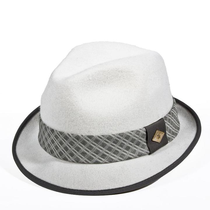 Stacy Adams Wool Felt Fedora - Men, Size: S/m, White