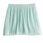 Girls 4-12 Sonoma Goods For Life&trade; Crinkled Metallic Skirt, Size: 5, Brt Green
