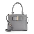 Apt. 9&reg; Mila Mini Bow Satchel, Women's, Grey