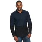 Men's Marc Anthony Slim-fit Soft Touch Flannel Button-down Shirt, Size: Xl, Black