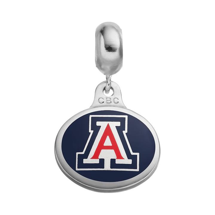 Fiora Sterling Silver Arizona Wildcats Logo Charm, Women's, Multicolor