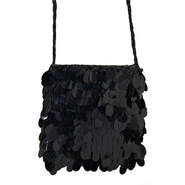Adult Flapper Costume Handbag, Black