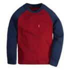 Boys 8-20 Levi's Colorblock Raglan Tee, Size: Medium, Dark Red