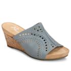 A2 By Aerosoles Highlight Women's Core Comfort Cutout Wedge Sandals, Size: Medium (7.5), Light Red