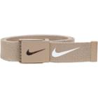Men's Nike Golf Web Belt, Beig/green (beig/khaki)