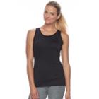 Women's Tek Gear&reg; Banded Bottom Racerback Tank, Size: Xl, Black