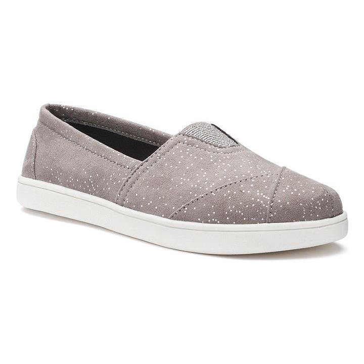 So&reg; Lorena Girls' Sneakers, Size: 4, Med Grey