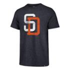 Men's '47 Brand San Diego Padres Throwback Tee, Size: Xl, Blue (navy)