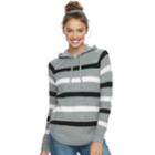Juniors' Cloud Chaser Hooded Knit Top, Teens, Size: Large, Dark Grey