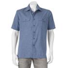Men's Croft & Barrow&reg; Classic-fit Outdoor Performance Button-down Shirt, Size: Large, Dark Blue