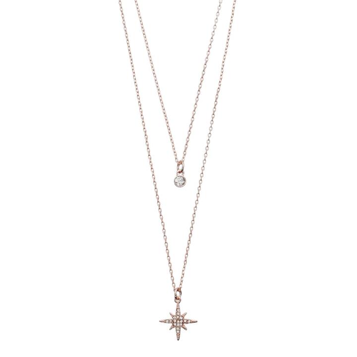 Lc Lauren Conrad Runway Collection Starburst Layered Necklace, Women's, Pink Other