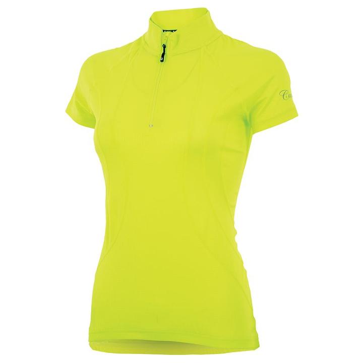 Women's Canari Optic Nova Short Sleeve Cycling Jersey, Size: Large, Yellow