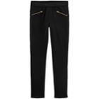 Girls 4-12 Oshkosh B'gosh&reg; Solid French Terry Jeggings, Size: 7, Black